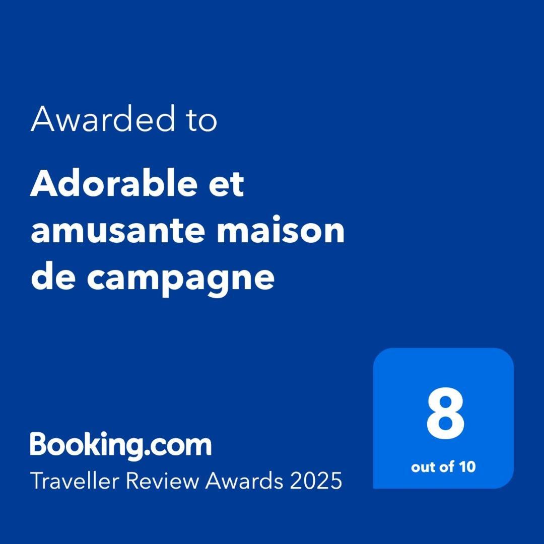 Adorable Et Amusante Maison De Campagne La Croix-sur-Ourcq 外观 照片